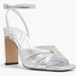 Ted Baker London - Tania Ankle Strap Sandal in silver (size 6)
